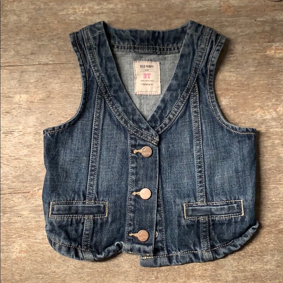 Old Navy Other - Old navy denim vest 3T